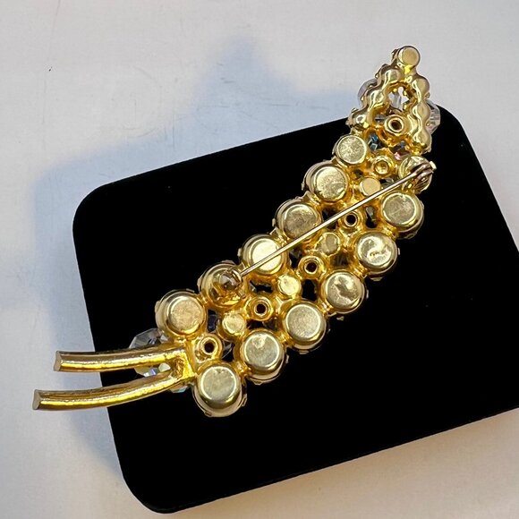 Juliana Aurora Borealis Cha Cha Brooch - Picture 5 of 7